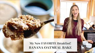 Healthy Oatmeal Bake Breakfast Recipe [upl. by Yrelbmik]