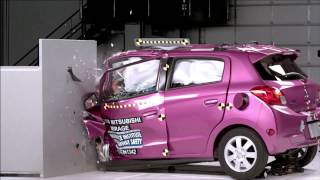 Small cars  Selected crash tests  AutoMotoTV [upl. by Dlaniger]