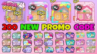 200 NEW PROMO CODE IN AVATAR WORLD 20202024 🌸ALL PROMO CODE 🌸 COLLECTION [upl. by Rahab973]