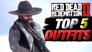 Top 5 HIDDEN Outfits in Red Dead Redemption 2 For John Marston Del Lobo Style [upl. by Danni]