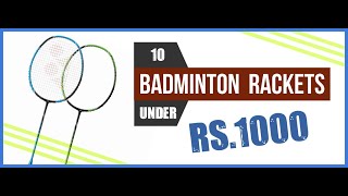 Best badminton racket under 1000  Nanometric made in Japan [upl. by Nahbois1]