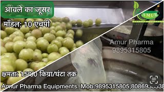 Amla Juicer Machine  आंवले का जूसर [upl. by Xuaegram]