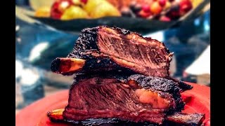 how to smoke Beef short ribs [upl. by Daniala]