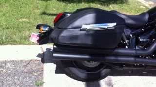 Suzuki boulevard C90T exhaust swap [upl. by Arua883]