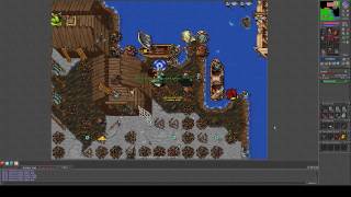 TIBIA  Oramond  70 lvl ED Minotaurs Hunt [upl. by Haropizt972]