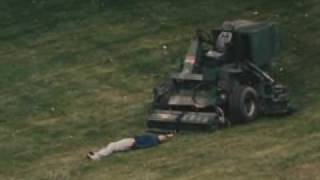 The Happening Review Clip 2 Death By Riding Mower [upl. by Animlehliw]