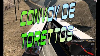 Convoy de Torettos Termino Mal en ETS2 144  Chofercito de Mala Suerte xD [upl. by Vada]