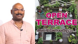 Open Terrace Makeover  Terrace Garden  Design Idea  Malayalam  Hometech  K G Francis Home Tips [upl. by Augy]