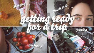 gardening 👩‍🌾 🍅 and getting ready for a fun trip ✈️ [upl. by Noryak]