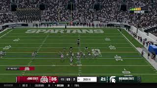 CFA S2 W13 3 Ohio State vs Michigan State [upl. by Monafo]