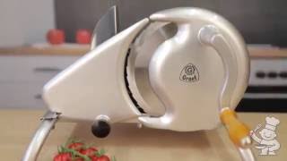 Graef The H9 is a manually operated slicer in retro design [upl. by Anoynek]