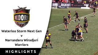 Waterloo Storms Next Generation v Narrandera Wiradjuri Warriors  Koori Knockout 2024  NITV [upl. by Laiceps]