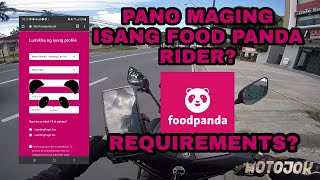 PAANO BA MAGING ISANG FOOD PANDA RIDER  REQUIREMENTS NG FOOD PANDA RIDER  EXPERIENCE FOOD PANDA [upl. by Dareen]