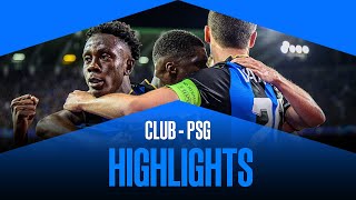 CLUB BRUGGE  PSG  HIGHLIGHTS  20212022 [upl. by Aindrea]