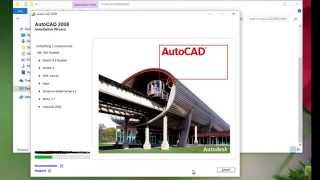 Huong dan cai dat Phan mem Autocad 2008 [upl. by Ddart]