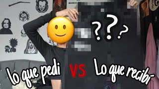 LO QUE PEDI VS LO QUE RECIBÍ me queda grande todo [upl. by Saideman11]