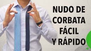 Cómo hacer el nudo de la corbata FÁCIL y RÁPIDO  Humberto Gutiérrez [upl. by Hadwin]