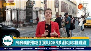 Prorrogan permisos de circulación para vehículos sin patente [upl. by Alley]