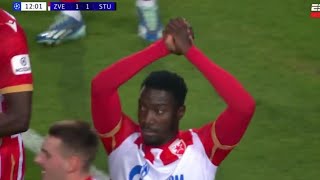 Silas Katompa Mvumpa Goal FK Crvena Zvezda vs VfB Stuttgart 51 All Goals ResultsHighlights [upl. by Ateinotna114]