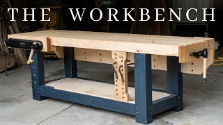 The PERFECT Woodworking Workbench  How To Build The Ultimate Hybrid Workholding Bench [upl. by Ruthe]