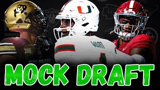 IMPRESSIVE 2025 NFL Mock Draft  Mock The Mock [upl. by Hedvige]