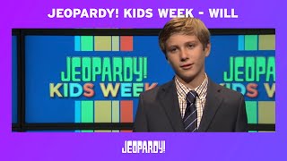 Jeopardy Kids Week  Will [upl. by Irb]