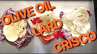 Testing 3 Different Fats in Flour Tortillas  Which Is Best [upl. by Akkina]