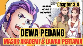 DEWA PEDANG Saint Force Dan Masuk Akademi Alur Cerita Manhwa Chapter 34 [upl. by Anavoig]