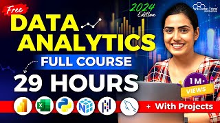 Data Analytics FULL Course for Beginners to Pro in 29 HOURS  2024 Edition [upl. by Akined710]