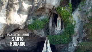 SANTO ROSARIO da Lourdes  misteri gaudiosi  13012024 [upl. by Arahahs]