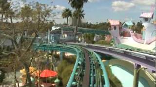 High in the Sky Seuss Trolley Train Ride at Universals Islands of Adventure [upl. by Attiuqehs751]