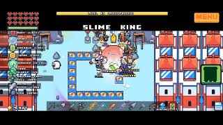 Slaying 1K Slime Kings in Forager [upl. by Boehike]