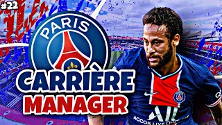 FIFA 22  CARRIÈRE MANAGER PSG 22  18 DE FINAL  ✨ [upl. by Aicnerolf90]