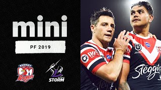 Backtoback one step closer  Roosters v Storm Match Mini  Preliminary Final 2019  NRL [upl. by Asi319]