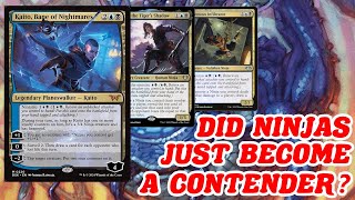 DID NINJAS JUST BECOME A CONTENDER Legacy Dimir Ninjas with Kaito Bane of Nightmares MTG [upl. by Atteloj513]