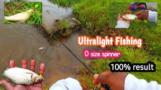 ULTRALIGHT FISHING 👌👌 അൾട്രാലൈറ്റിൽ കുറുവ പിടിത്തംഒരു പ്രത്യേക ഫീലാണല്ലേ😍 ultralight fishing Kerala [upl. by Sorenson]