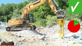 Breakers And Equipment Group  Hydraulic Breaker Correct Operations [upl. by Jacenta]