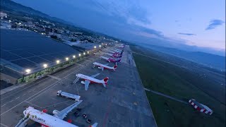 Aeroporti Ndërkombëtar i TiranësquotNënë Terezaquot✈️ FPV DRONE [upl. by Aihsekel384]