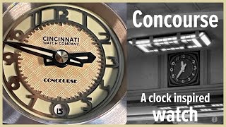 Concourse a clock inspired watch [upl. by Alrahc460]