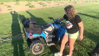 2023 Polaris Sportsman 110 review by a Dad [upl. by Mather164]