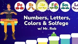 Pipes in C Major  Learn Colors Numbers amp Solfege Singing w Mr Rob  Prodigies Music Lessons [upl. by Enoved]