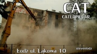 Demolition  Wyburzanie  การรื้อถอน  Łódź ul Łąkowa 2022 [upl. by Sarge]