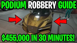 The Podium Robbery Guide  Bonus Challenge  GTA Online [upl. by Gratianna]