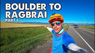 Eastern Colorado is Flat Windy and HotBiking to RAGBRAIPart1 [upl. by Ximenez]