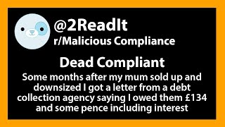 rMaliciousCompliance Dead Compliant comedy reddit drama [upl. by Courcy811]