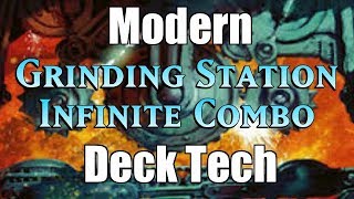 Mtg Deck Tech Modern Grinding Station Infinite Combo [upl. by Vivie482]