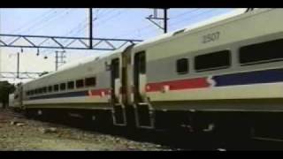 SEPTA AEM7 Bombardier Training Train leaving Lansdale [upl. by Farleigh]