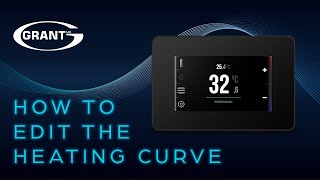 Grant Aerona Smart Controller  How to edit the heating curve [upl. by Nerty]