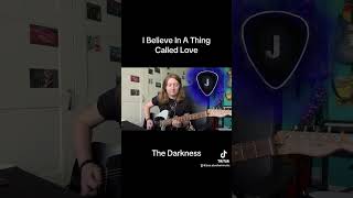 I Believe In A Thing Called Love The Darkness Guitar cover by Jess [upl. by Airotel]