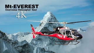 Everest Helicopter Tour Over view of Everest Gokyo Kala Patthar EBC Cho Oyu Lhotse Makalu [upl. by Gage]